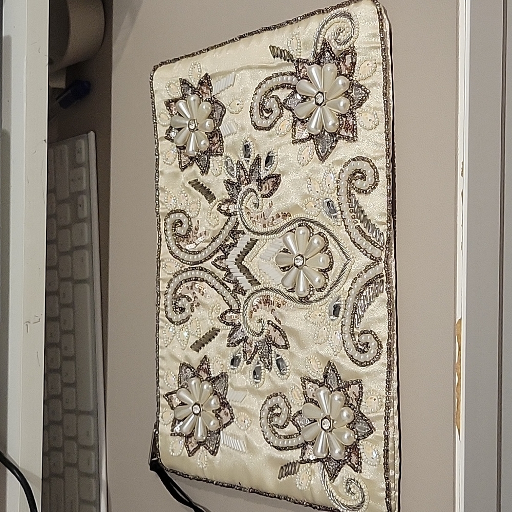 Hand Beaded clutch